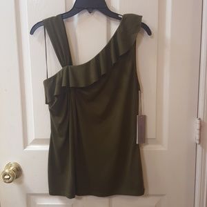 Jennifer Lopez Dark Olive Top
